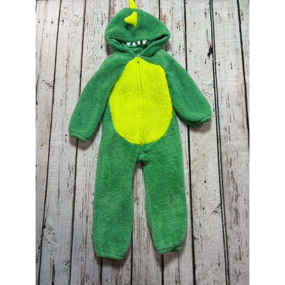 Old Navy Green Dinosaur Plush Costume for Toddlers 3T